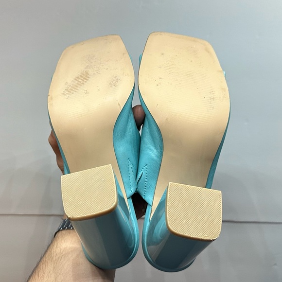 Steve Madden Lexia Blue Mule Heels Size 7M - Picture 4 of 8